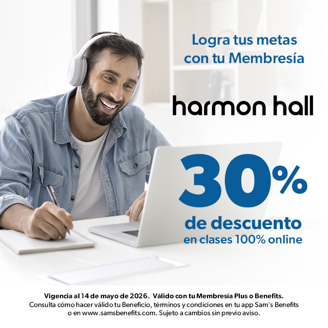 Sam's Club samsclub samsbenefits hazte socio cine viajes hot deals restaurantes educacion ropa accesorio mascotas salud entretenimiento fitness puntos