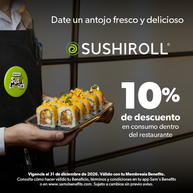 Sam's Club samsclub samsbenefits hazte socio cine viajes hot deals restaurantes educacion ropa accesorio mascotas salud entretenimiento fitness puntos