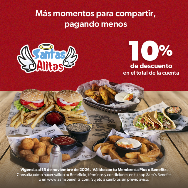 Sam's Club samsclub samsbenefits hazte socio cine viajes hot deals restaurantes educacion ropa accesorio mascotas salud entretenimiento fitness puntos