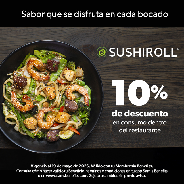 Sam's Club samsclub samsbenefits hazte socio cine viajes hot deals restaurantes educacion ropa accesorio mascotas salud entretenimiento fitness puntos