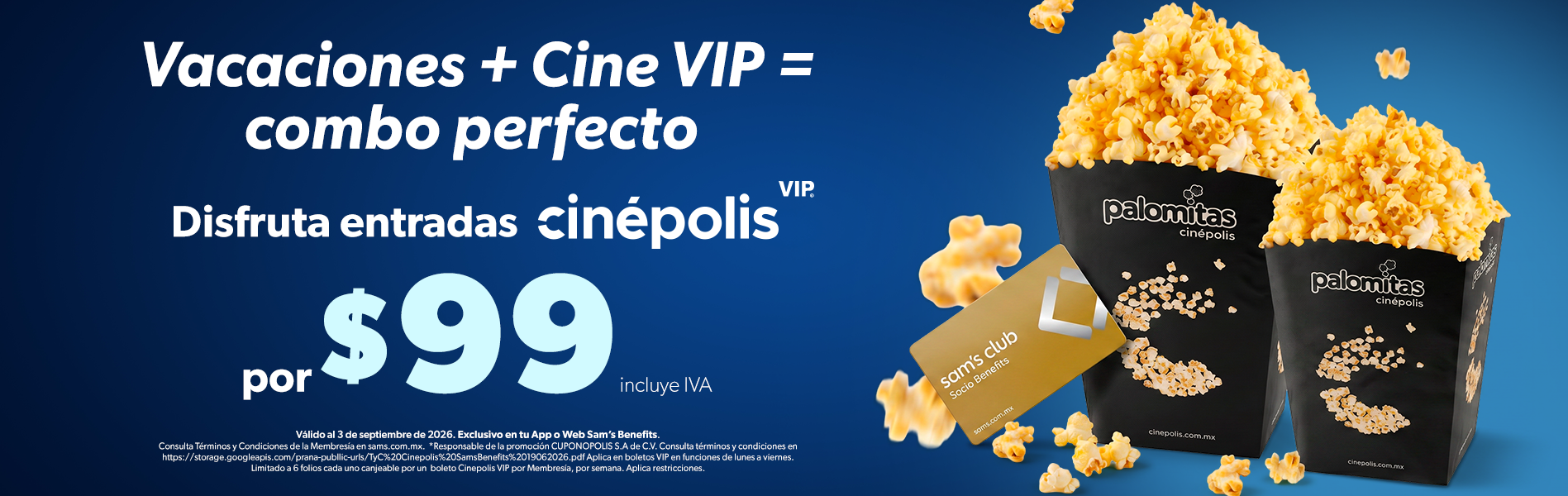 Sam's Club samsclub samsbenefits hazte socio cine viajes hot deals restaurantes educacion ropa accesorio mascotas salud entretenimiento fitness puntos
