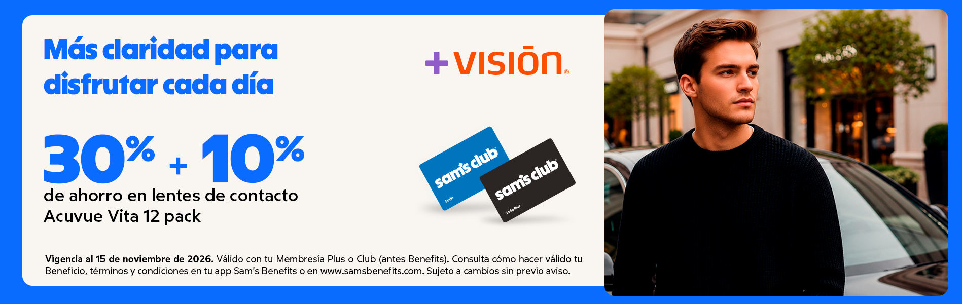 Sam's Club samsclub samsbenefits hazte socio cine viajes hot deals restaurantes educacion ropa accesorio mascotas salud entretenimiento fitness puntos