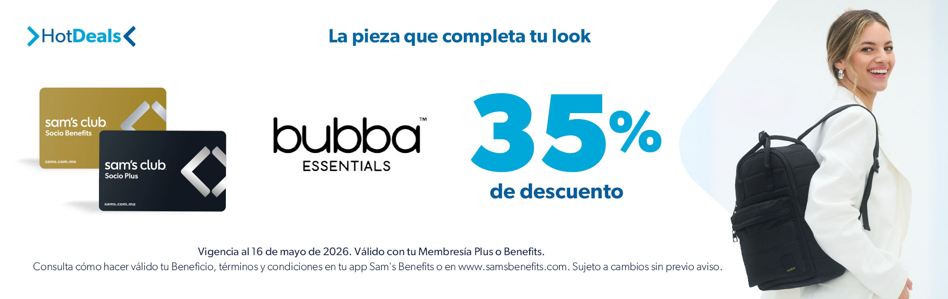 Sam's Club samsclub samsbenefits hazte socio cine viajes hot deals restaurantes educacion ropa accesorio mascotas salud entretenimiento fitness puntos