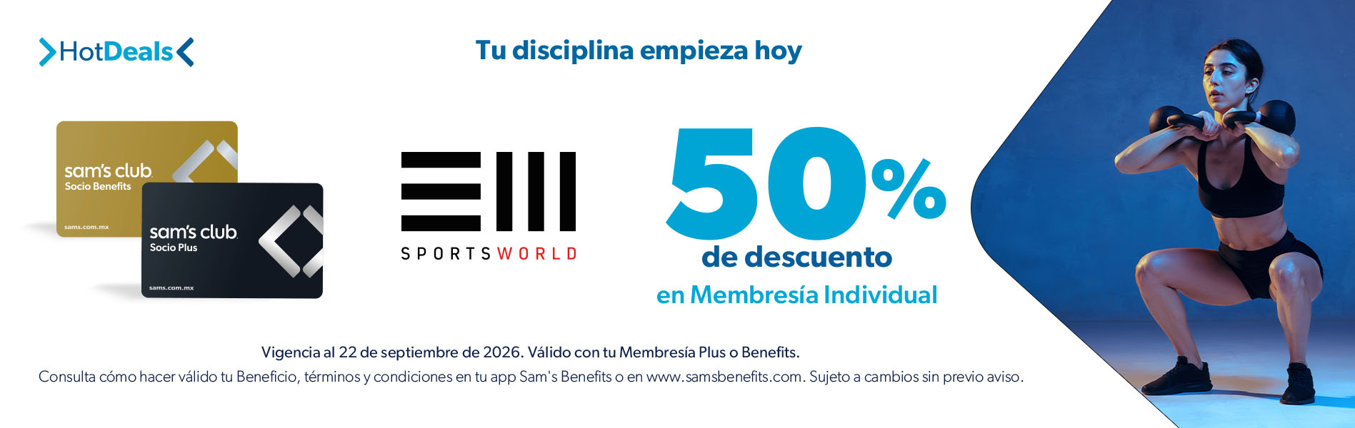Sam's Club samsclub samsbenefits hazte socio cine viajes hot deals restaurantes educacion ropa accesorio mascotas salud entretenimiento fitness puntos