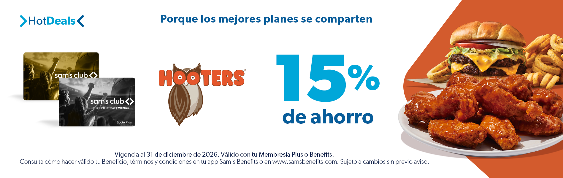 Sam's Club samsclub samsbenefits hazte socio cine viajes hot deals restaurantes educacion ropa accesorio mascotas salud entretenimiento fitness puntos