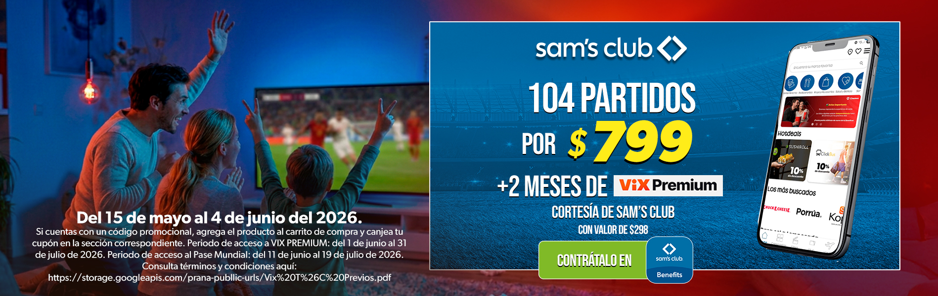 Sam's Club samsclub samsbenefits hazte socio cine viajes hot deals restaurantes educacion ropa accesorio mascotas salud entretenimiento fitness puntos