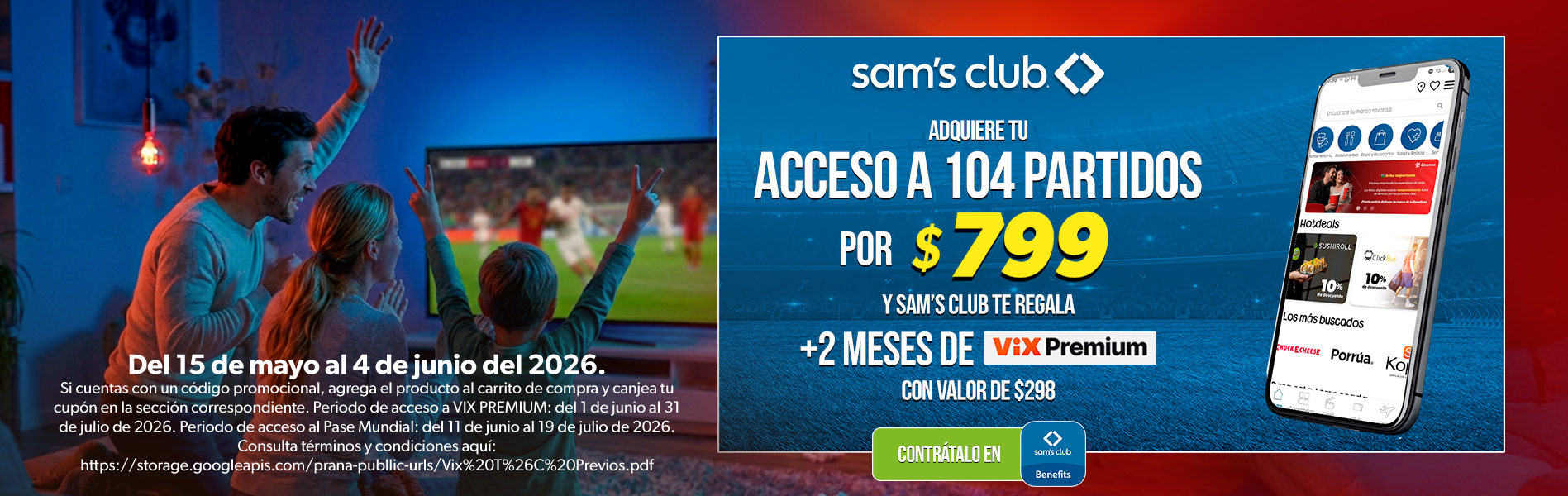 Sam's Club samsclub samsbenefits hazte socio cine viajes hot deals restaurantes educacion ropa accesorio mascotas salud entretenimiento fitness puntos